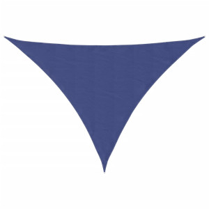 Toldo de vela triangular tela Oxford azul 2.5x2.5x3.5 m H
