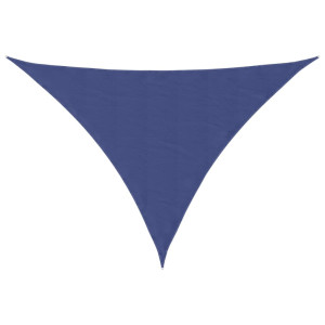 Toldo de vela triangular tela Oxford azul 3x4x4 m H