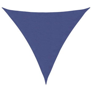 Para-sol estilo vela tecido oxford triangular 5x5x5 m azul H