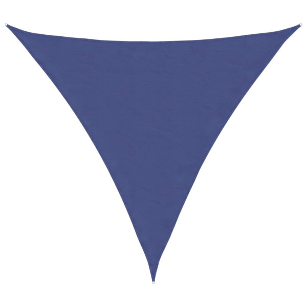 Toldo de vela triangular tela Oxford azul 5x5x5 m M 2