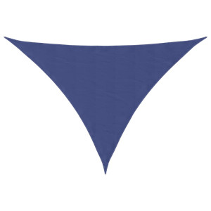 Toldo de vela triangular tela Oxford azul 5x7x7 m H
