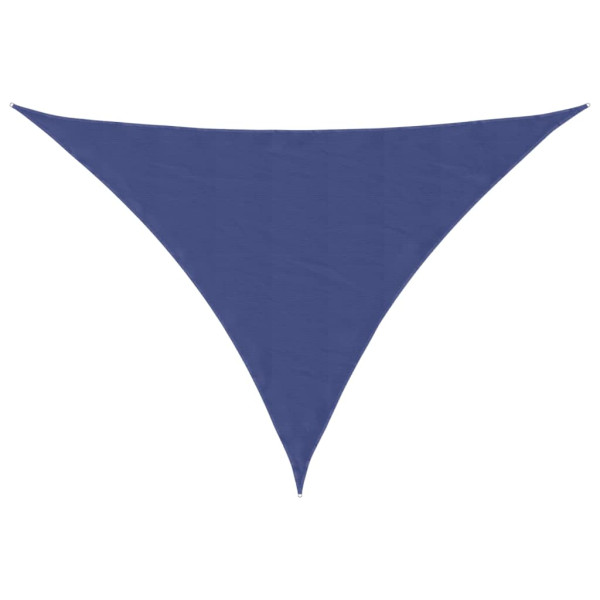 Toldo de vela triangular tela Oxford azul 5x7x7 m M 2