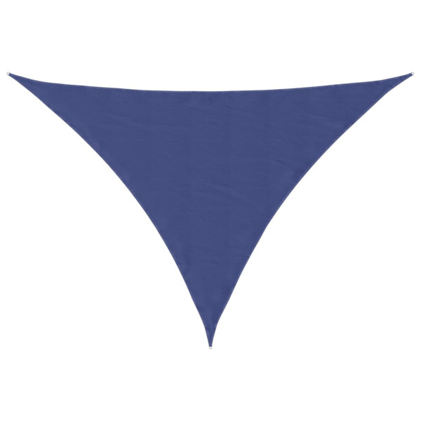 Toldo de vela triangular tela Oxford azul 4x5x6.4 m M 2