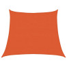 Toldo de vela trapecio HDPE naranja 160 g/m² 3/4x3 m 2