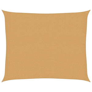 Para-sol estilo vela retangular 160g/m² 2.5x3m PEAD areia H