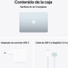 APPLE MACBOOK AIR 13.6" 2025 M4 16GB RAM 256GB azul cielo 10