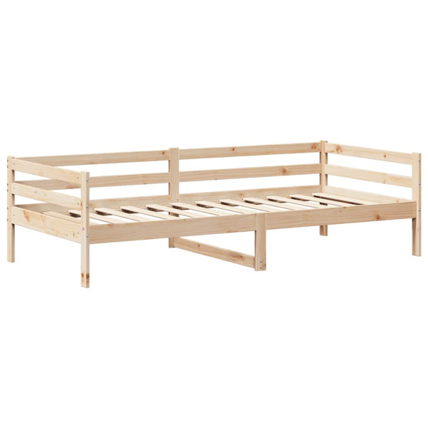 Sofá cama con techo de madera maciza de pino 80x200 cm M 5