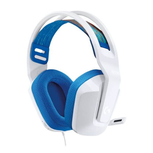 Auriculares con microfono logitech g g335 gaming jack 3.5mm blanco M 2