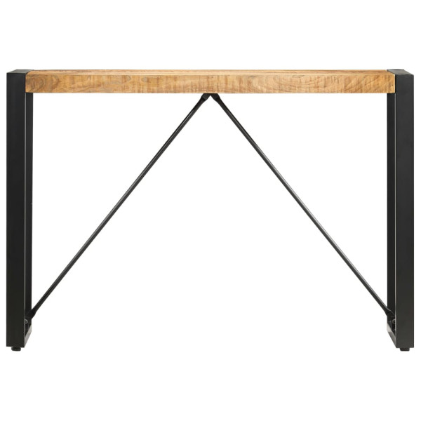 Mesa consola de madera maciza de mango 100x35x76 cm M 2