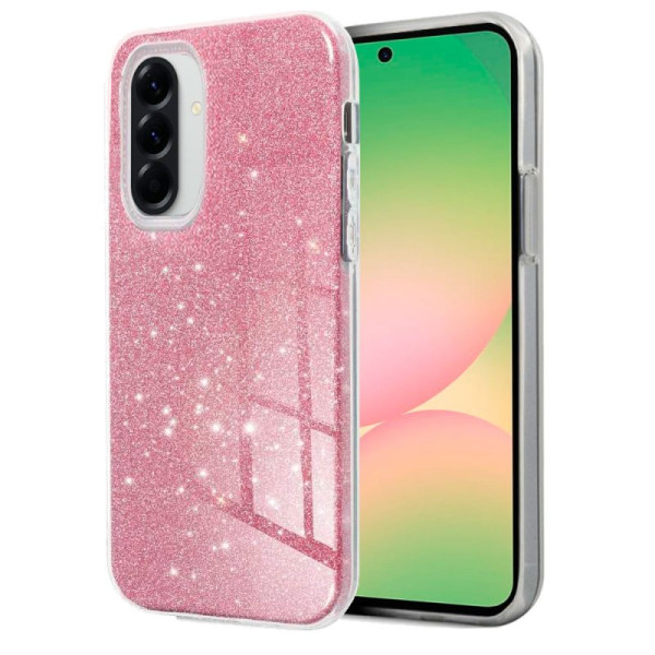 Carcasa COOL para Samsung A566 Galaxy A56 5G Glitter Rosa D