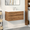 Mueble con lavabo integrado roble artisan 3
