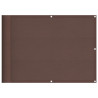 Tela de varanda 75x1000 cm 100% poliéster oxford castanho 2