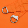 Toldo de vela triangular tela Oxford naranja 2.5x2.5x3.5 m 5