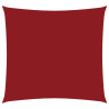 Para-sol estilo vela tecido oxford quadrado 2.5x2.5 m vermelho 2