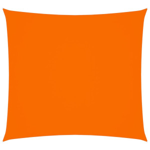 Toldo de vela cuadrado tela Oxford naranja 4.5x4.5 m H