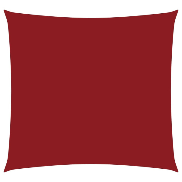 Para-sol estilo vela tecido oxford quadrado 3x3 m vermelho M 2