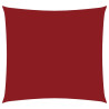 Toldo de vela cuadrado tela Oxford rojo 3x3 m 2