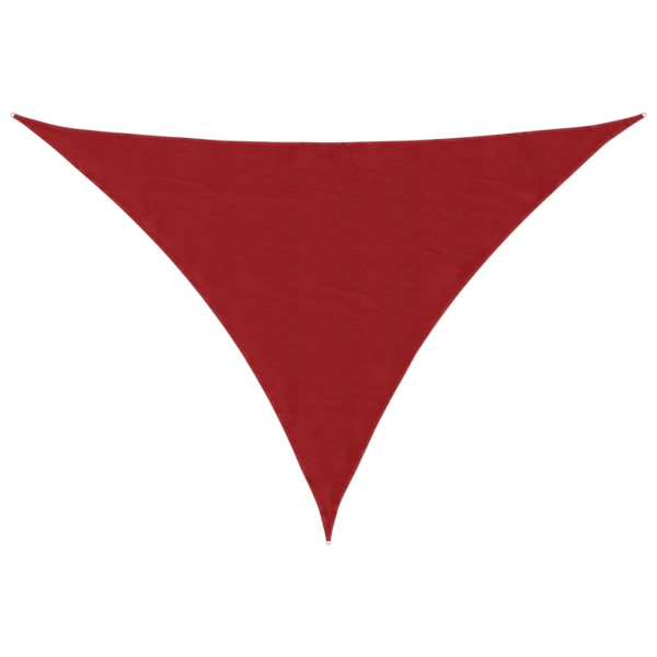 Para-sol estilo vela tecido oxford triangular 4x5x6.4m vermelho M 2