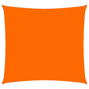 Para-sol estilo vela tecido oxford quadrado 5x5 m laranja H
