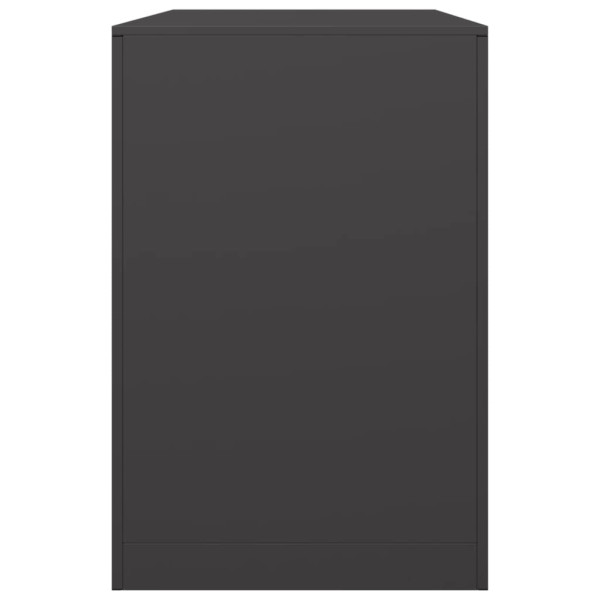 Suporte para lenha 100x40x60 cm aço preto M 5