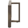 Pés para mesa de centro em forma de T. 2 peças. preto. 60x25x(42-43) cm. aço 5