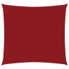 Para-sol estilo vela tecido oxford quadrado 4x4 m vermelho 2