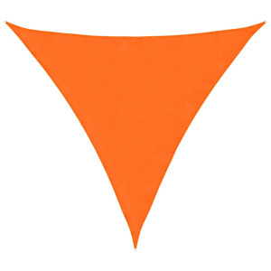 Para-sol estilo vela tecido oxford triangular 5x5x5 m laranja H