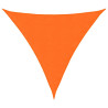 Toldo de vela triangular tela Oxford naranja 5x5x5 m 2
