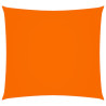 Para-sol estilo vela tecido oxford quadrado 4x4 m laranja 2