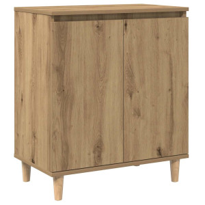 Aparador madera contrachapada roble artisian 60x35x70 cm H