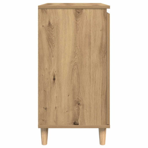 Aparador madera contrachapada roble artisian 60x35x70 cm M 5