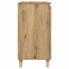 Aparador madera contrachapada roble artisian 60x35x70 cm 5