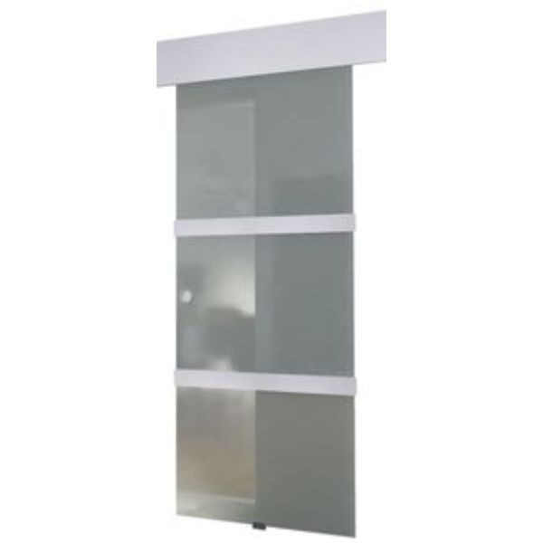 Puerta corredera doble de vidrio M 2