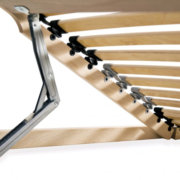 Estrados de ripas 2 pcs com 28 ripas 7 zonas 70x200 cm M 5