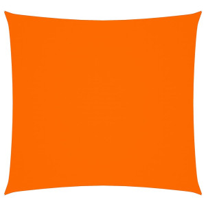 Para-sol estilo vela tecido oxford quadrado 7x7 m laranja H