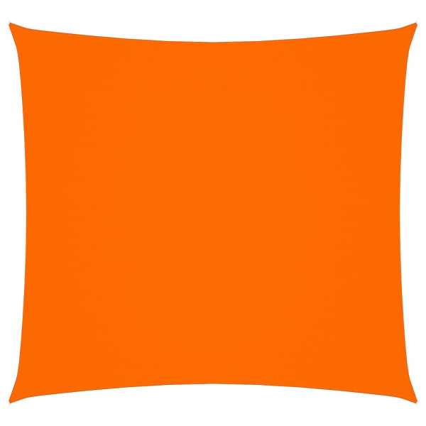 Toldo de vela cuadrado tela Oxford naranja 7x7 m M 2