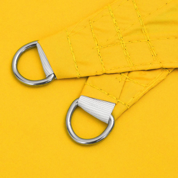 Para-sol estilo vela tecido oxford quadrado 7x7 m amarelo M 5