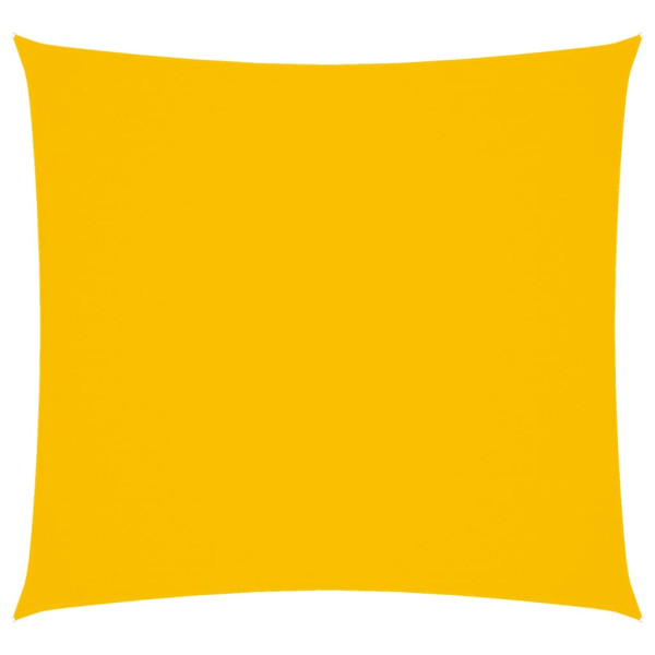 Toldo de vela cuadrado tela Oxford amarillo 3.6x3.6 m M 2