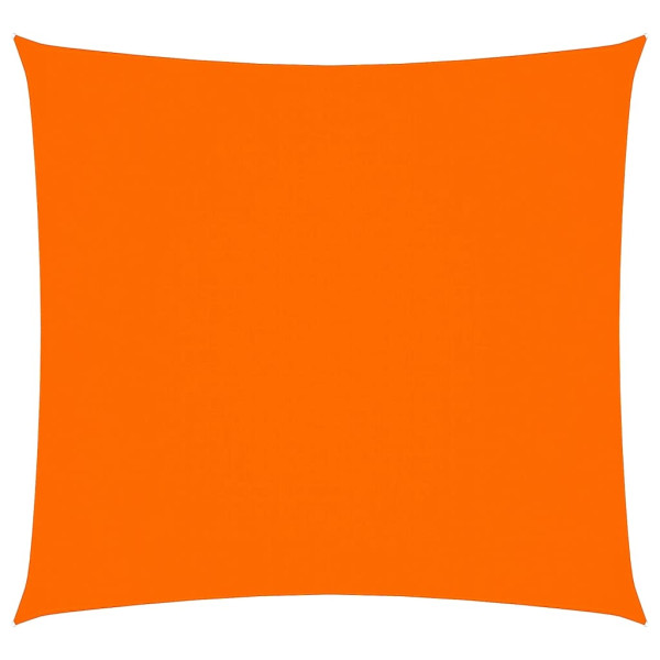 Para-sol vela tecido oxford quadrangular 3.6x3.6 m laranja M 2