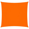 Para-sol vela tecido oxford quadrangular 3.6x3.6 m laranja 2