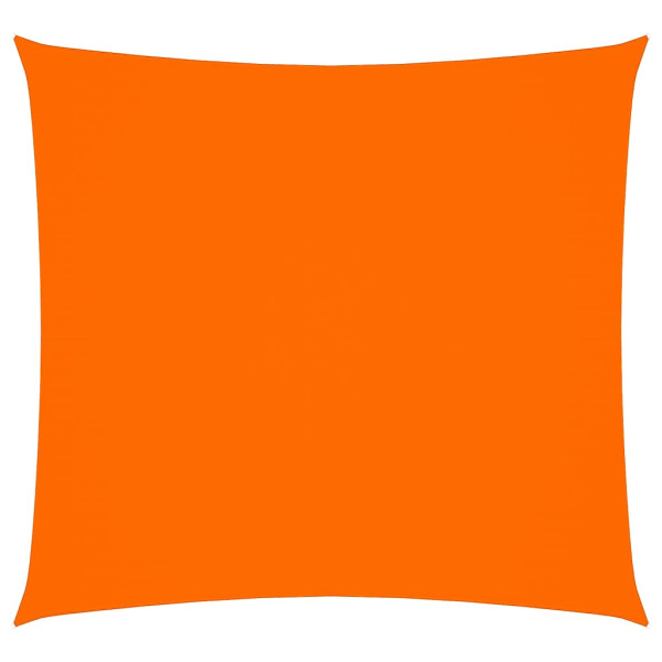 Toldo de vela cuadrado tela Oxford naranja 6x6 m M 2