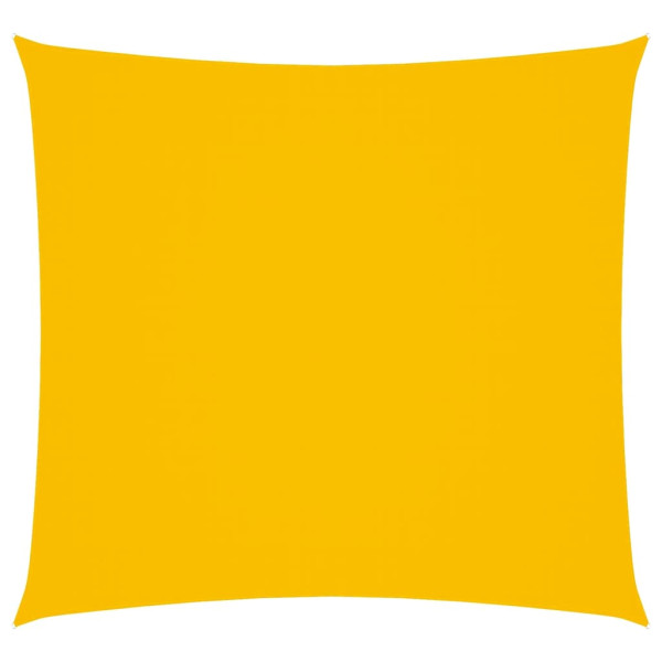 Toldo de vela cuadrado tela Oxford amarillo 4.5x4.5 m M 2