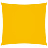 Toldo de vela cuadrado tela Oxford amarillo 4.5x4.5 m 2