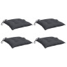 Almofadões de cadeira 4 pcs 40x40x7 cm tecido oxford antracite 3