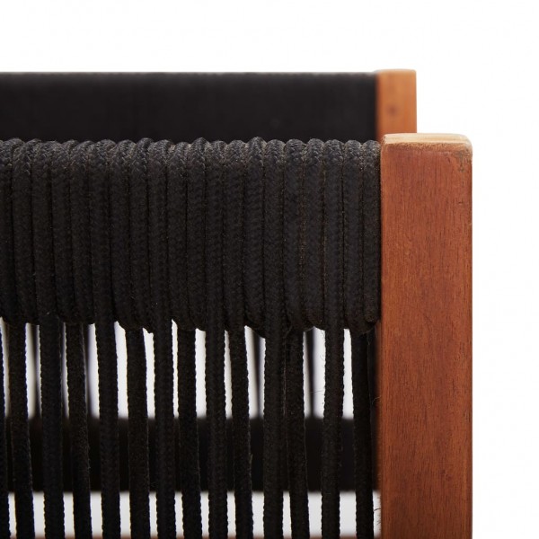 Juego de muebles de jardín 4 piezas madera maciza de acacia M 5