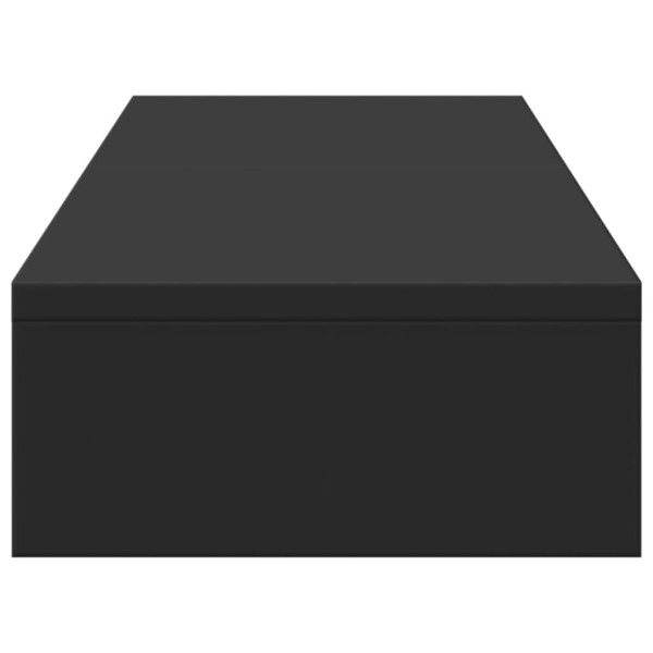 Soporte elevador pantalla ajustable madera negro 80x24x10.5 cm M 5