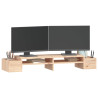 Soporte para monitor madera maciza de pino 100x27.5x15 cm 4
