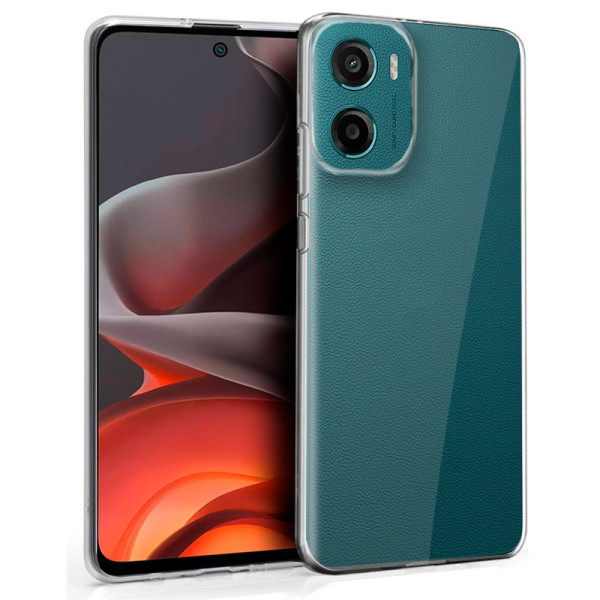Funda COOL Silicona para Motorola Moto G05 / G15 (Transparente) D