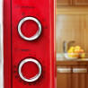 Microondas grunkel vintage mw-20rojo/ 700w/ capacidad 20l/ rojo 5