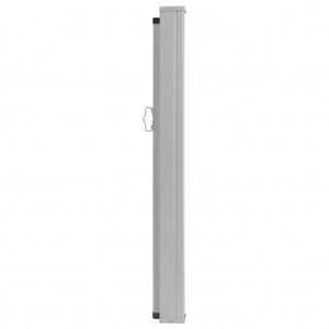 Toldo lateral retrátil para pátio 100x300 cm creme H